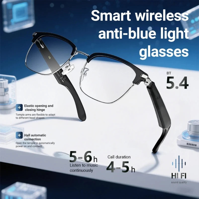 GT-33 AI Smart Glasses HD Bluetooth Calling Voice Assistant Music Player Translate Camera HOT Translation in multiple languages